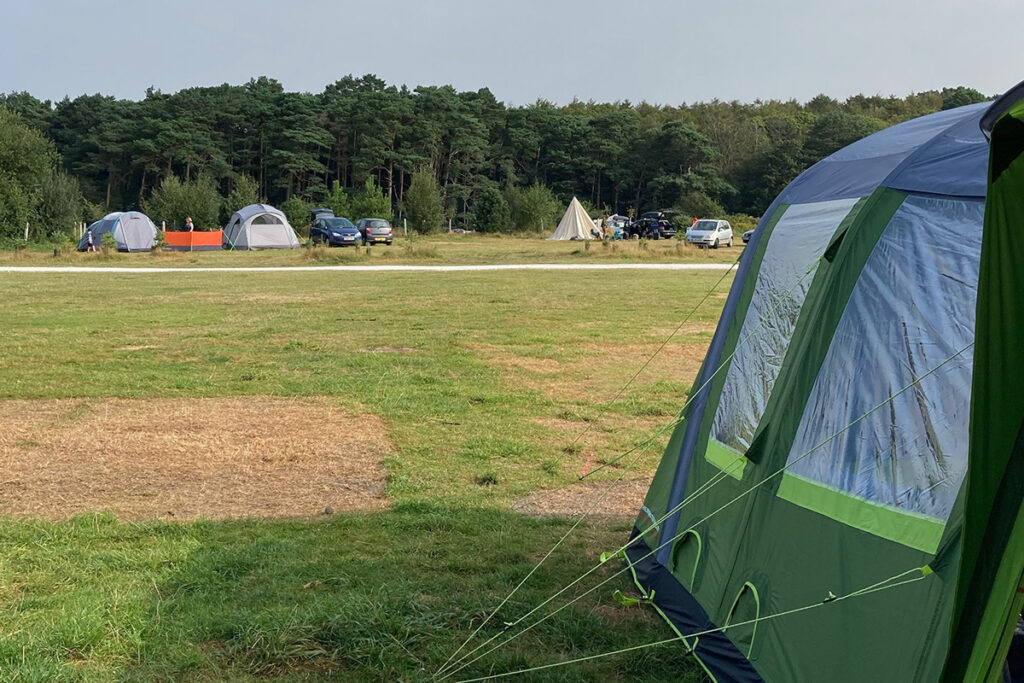 Camping at Burnbake Campsite in Dorset